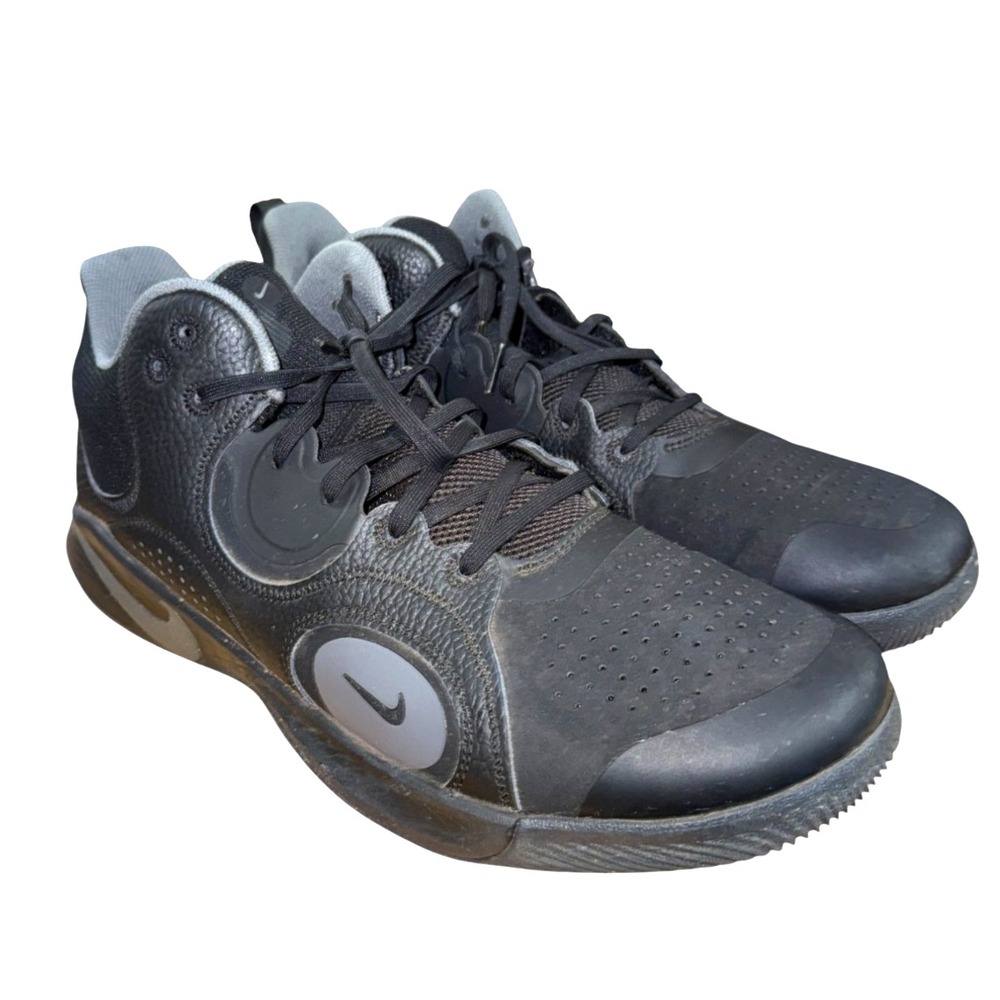 Nike Fly By Mid 2 MENS 14 PRE-OWNED Black Dark Grey Basketball Shoes/Sneakers